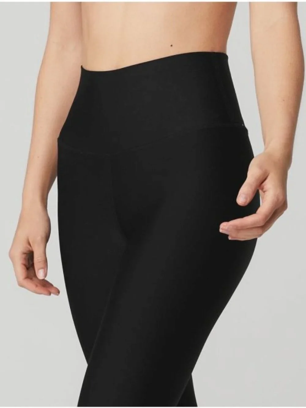 Alo 7/8 High-Waist Airlift Leggings Black Hi-Rise Waisted Skinny Tights Pants